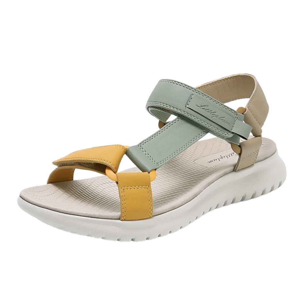 New Stylish Women's Sandals - Yellow and Green.Size 9.5
